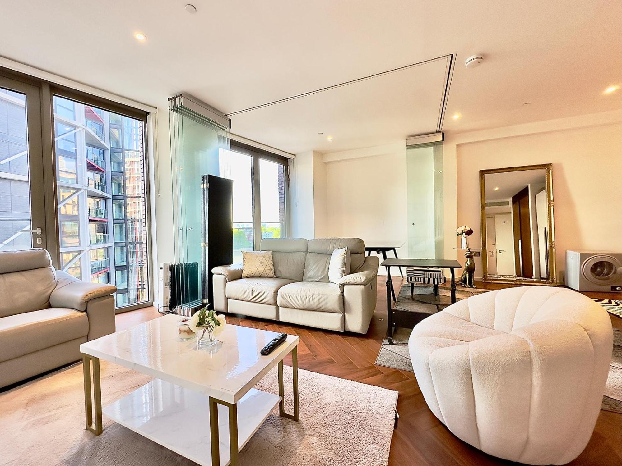 Lavish Penthouse River View Fast Wifi - Luxurylondonstays Екстер'єр фото