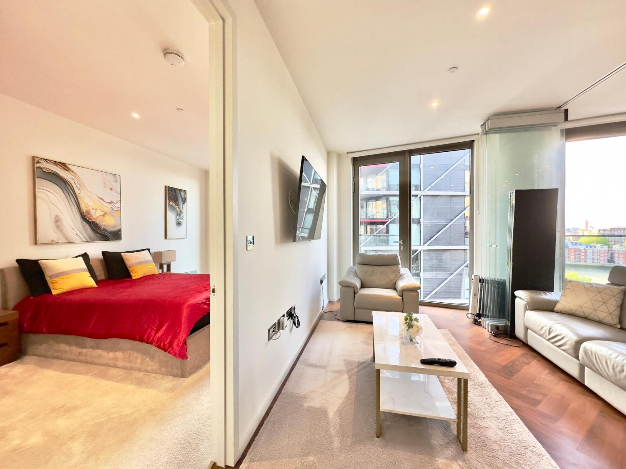 Lavish Penthouse River View Fast Wifi - Luxurylondonstays Екстер'єр фото