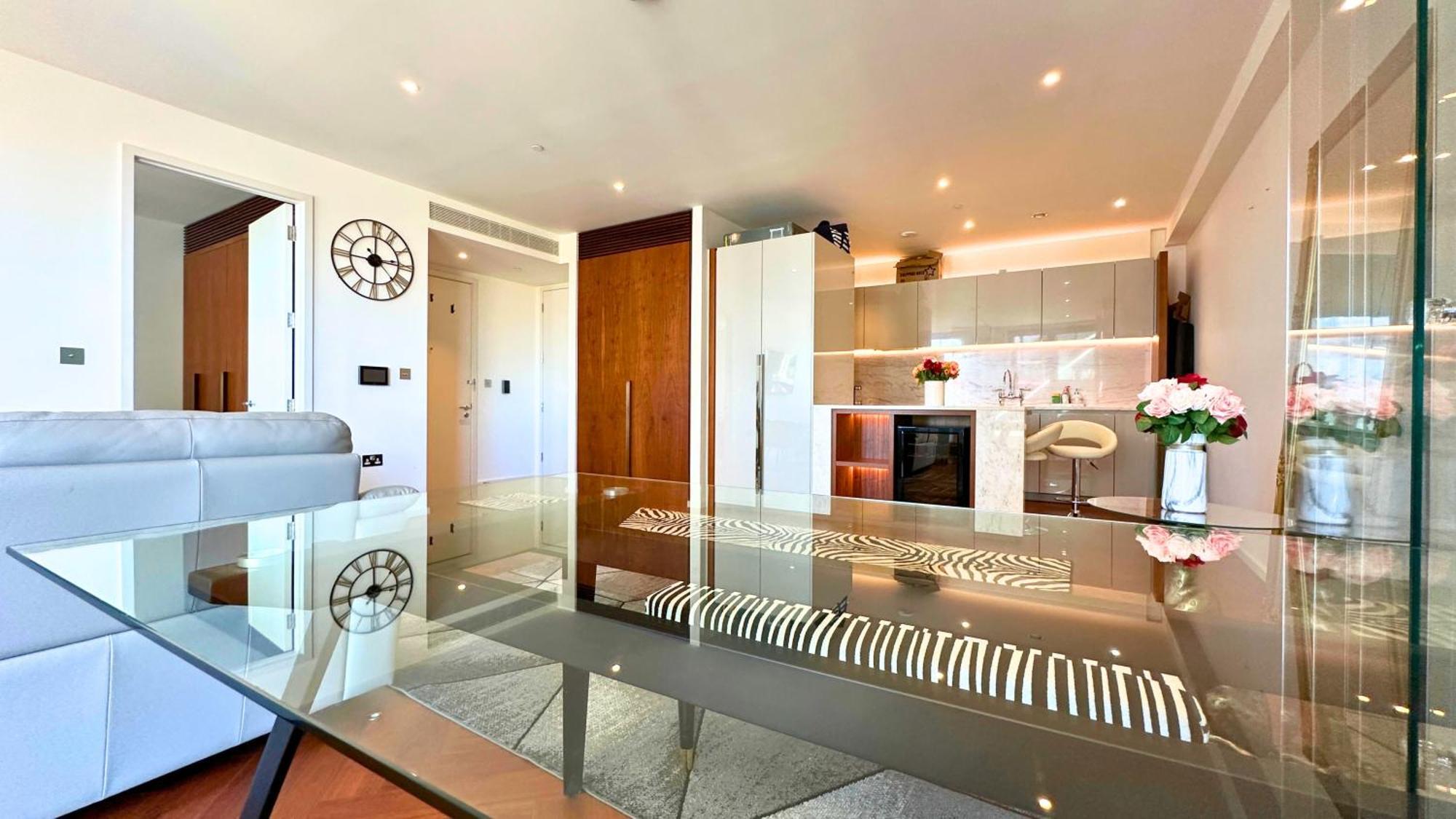 Lavish Penthouse River View Fast Wifi - Luxurylondonstays Екстер'єр фото