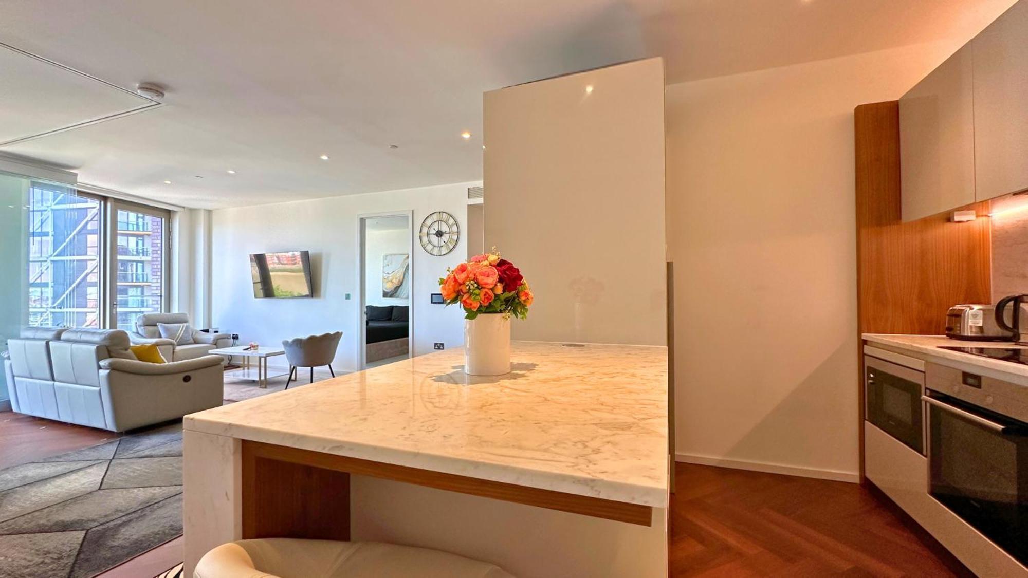 Lavish Penthouse River View Fast Wifi - Luxurylondonstays Екстер'єр фото