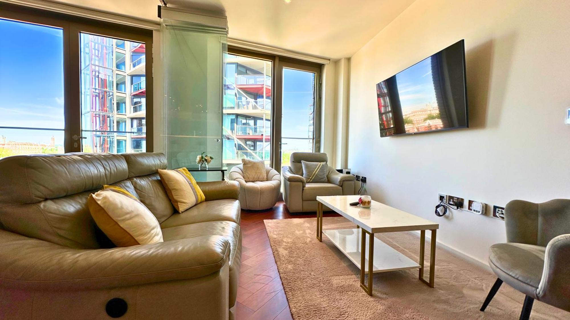 Lavish Penthouse River View Fast Wifi - Luxurylondonstays Екстер'єр фото