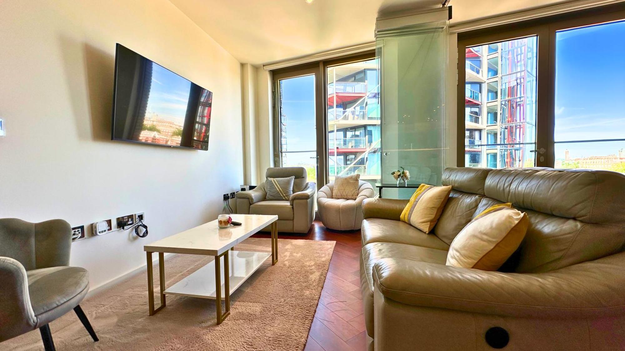 Lavish Penthouse River View Fast Wifi - Luxurylondonstays Екстер'єр фото